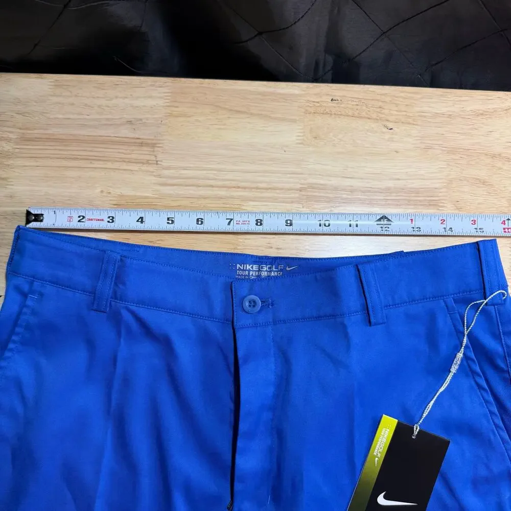 Nike Golf Tour Performance Shorts Royal Blue Men 30 Waist